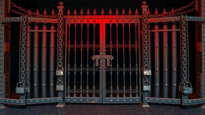 Vid portarna står den största metallen